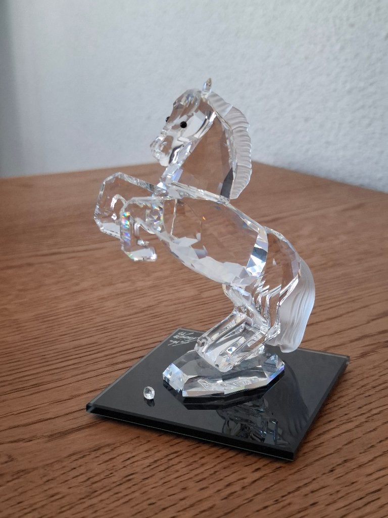 Swarovski Witte Hengst (1 oortje los), Ophalen of Verzenden, Gebruikt, Figuurtje