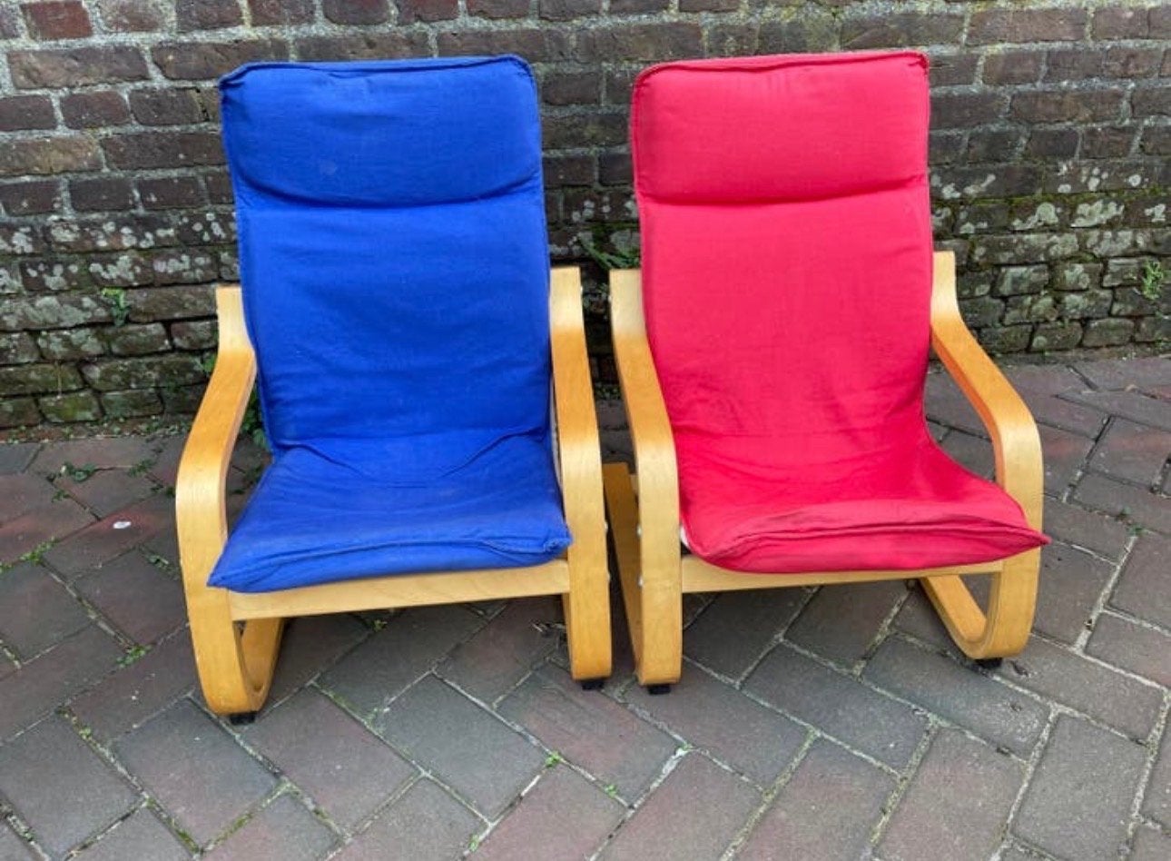 Twee comfortabele kinderstoeltjes ikea, Ophalen, Zo goed als nieuw