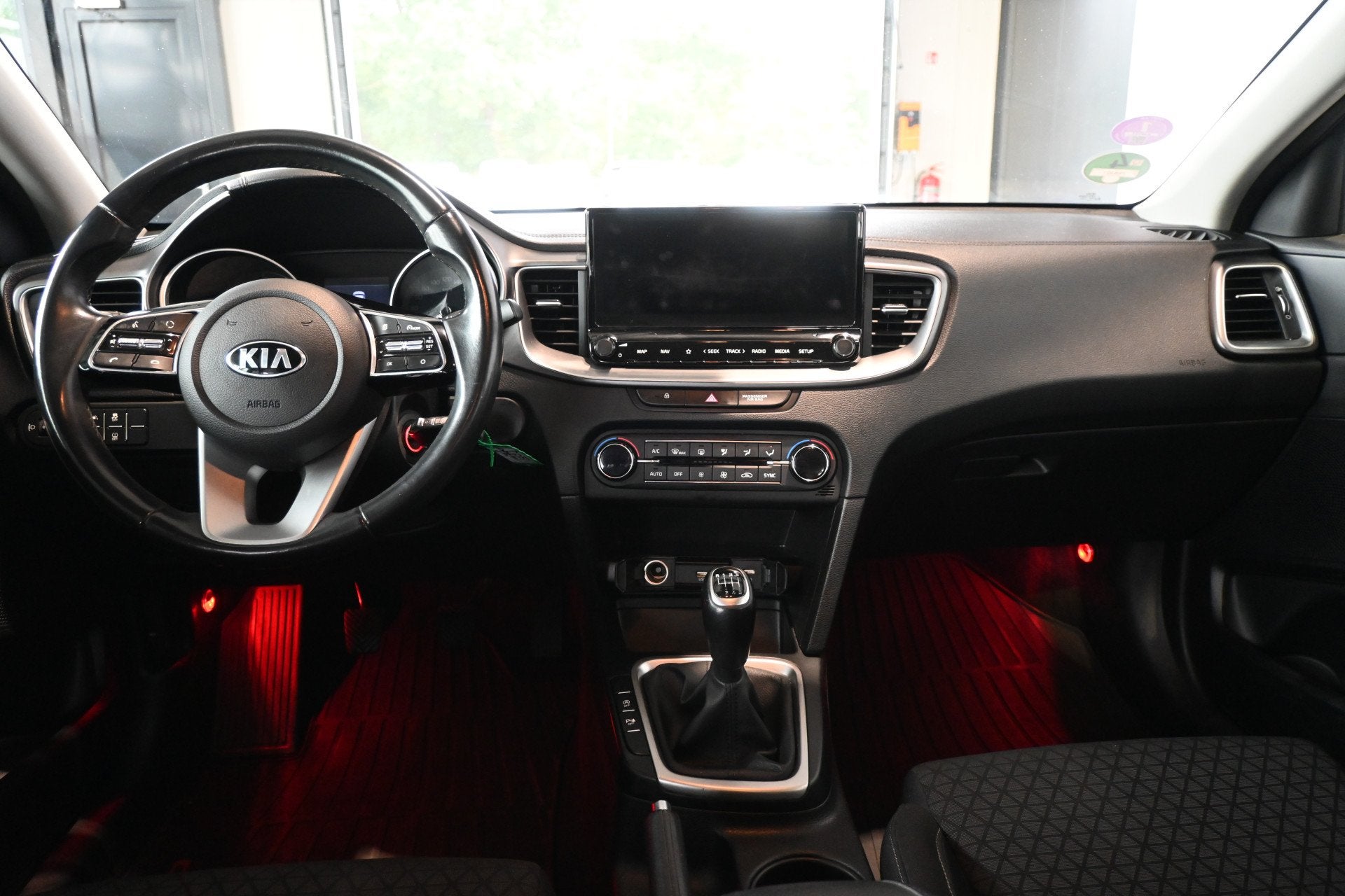 Kia Ceed Sportswagon 1.0 T-GDi DynamicLine Clima Navigatie C, Voorwielaandrijving, Stof, Gebruikt, Met garantie (alle)