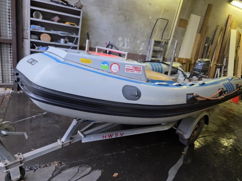 Novurania boot met TRAILER!, Watersport en Boten, Ophalen, Gebruikt, Yamaha, Benzine