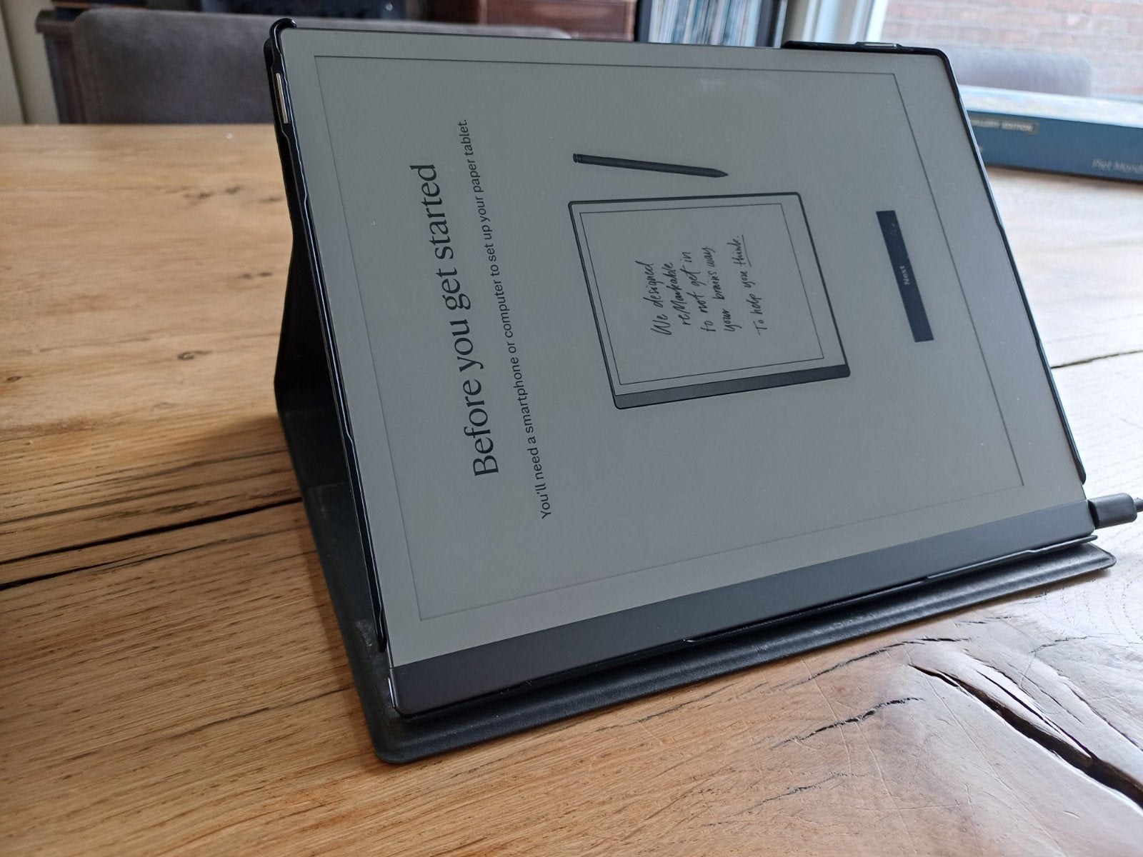 Remarkable 2 E-ink Tablet met Marker Plus en Folio, Ophalen of Verzenden, 10 inch of meer, Remarkable, 16 GB of meer