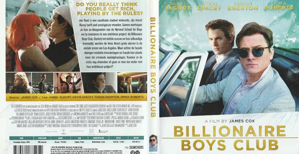 Billionaire boys club blu ray ( ned. Ondert. ), Ophalen of Verzenden, Zo goed als nieuw, Overige genres