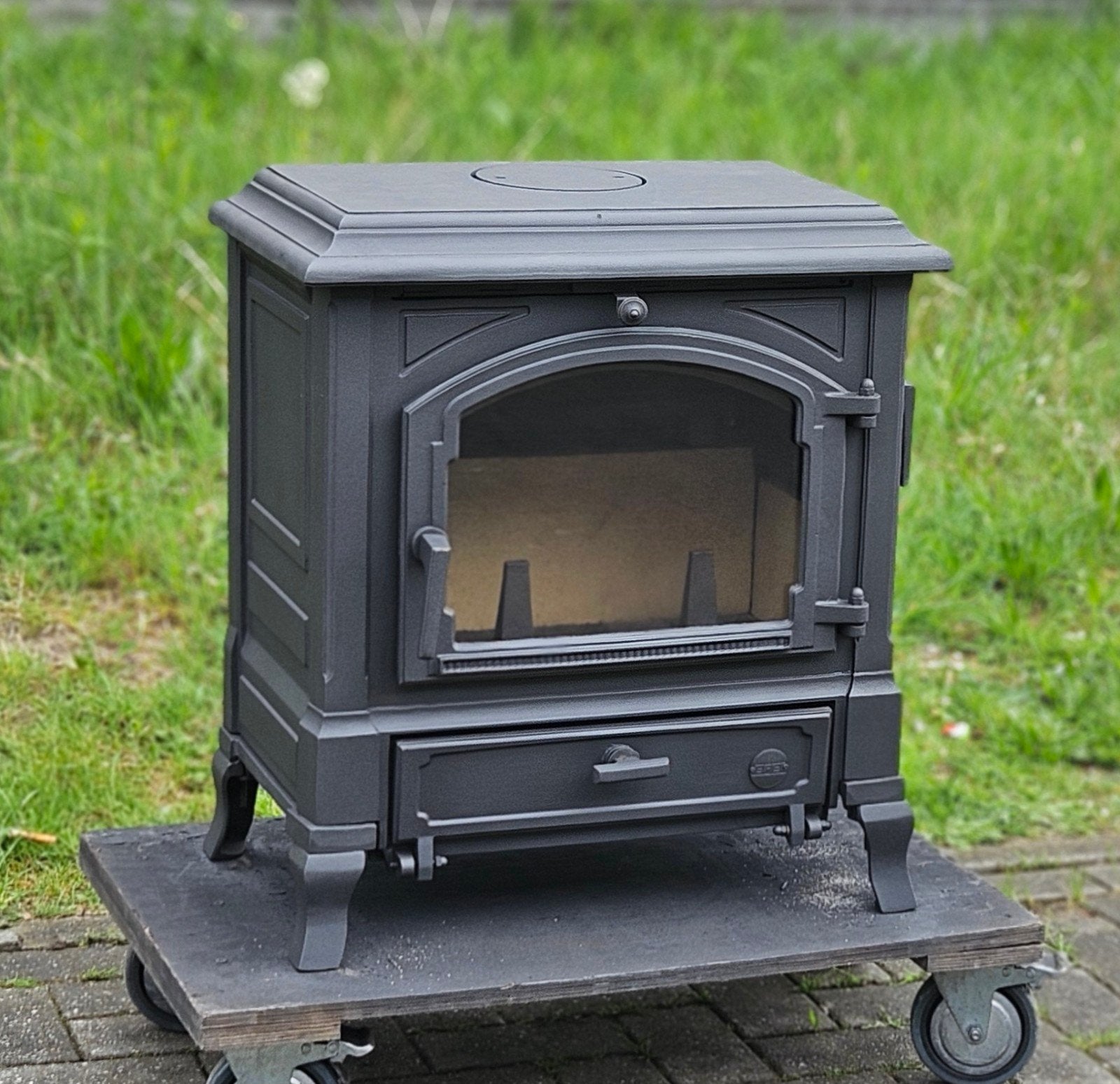 Houtkachel Efel Harmony 1, Houtkachel, Ophalen of Verzenden, Zo goed als nieuw, Vrijstaand