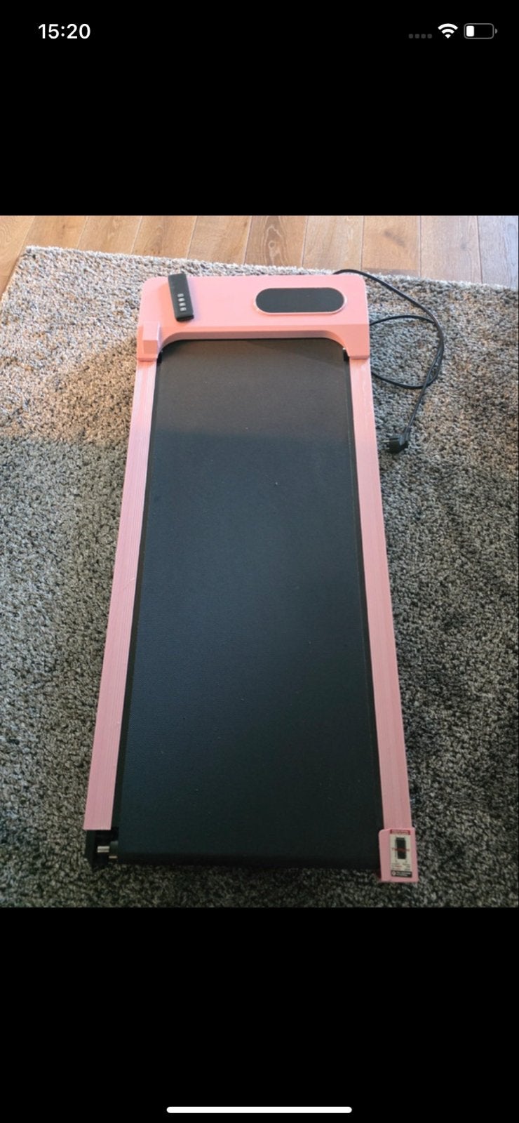 Roze loopband (defecte stekker), Ophalen, Gebruikt, Metaal, Loopband