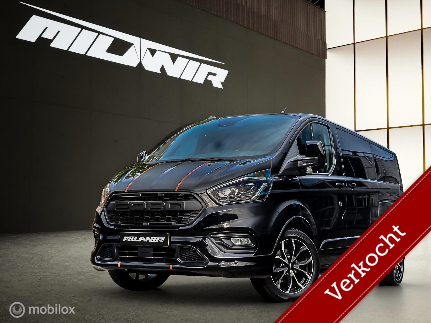 Ford Transit Custom 320 2.0 TDCI L2H1 Sport Dubbel Cabine, Auto's, Bestelauto's, Bedrijf, Te koop, ABS, Achteruitrijcamera, Adaptive Cruise Control