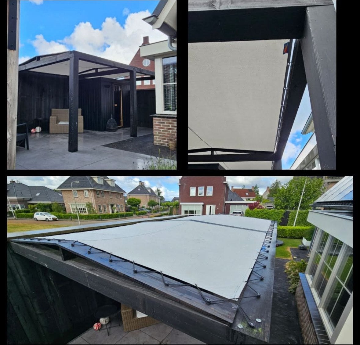 #Zonnedoek #schaduwdoek#harmonicadoek, Ophalen, Nieuw, Meer dan 4 meter