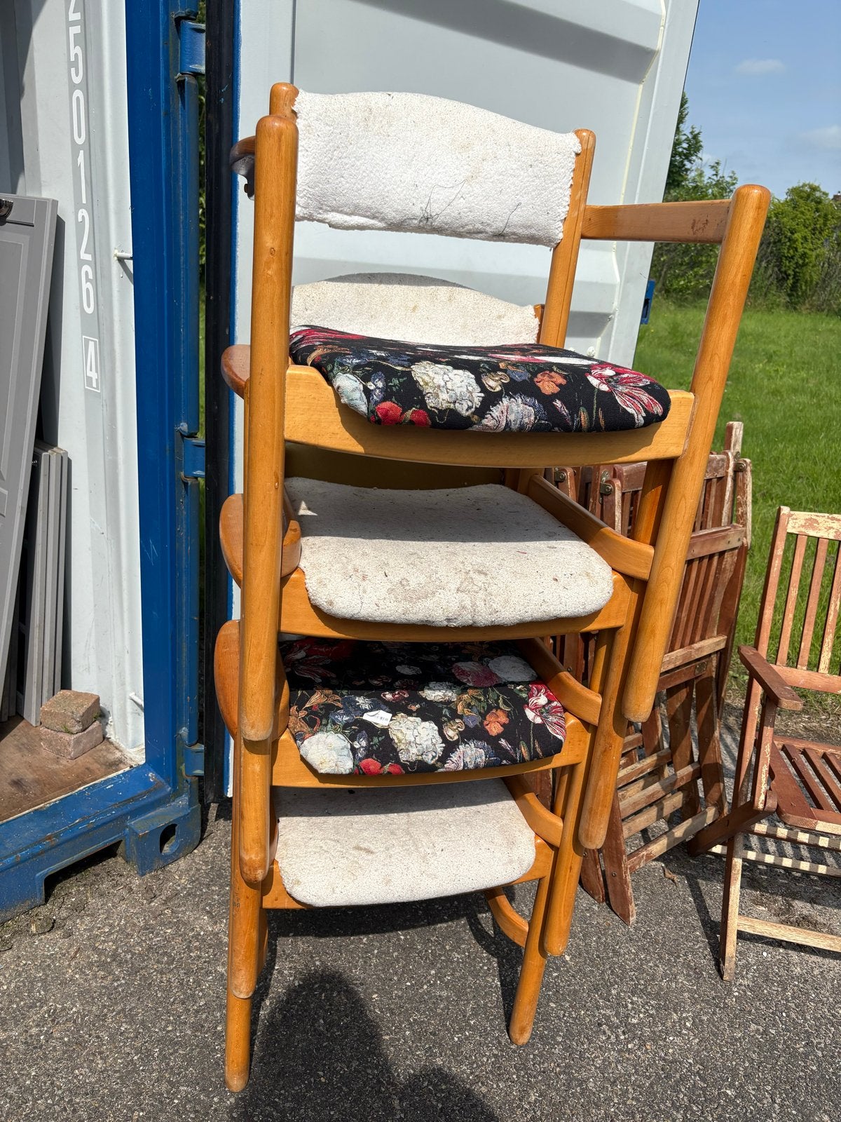Zweedse stoelen opknappers - 4 stuks, Huis en Inrichting, Stoelen, Gebruikt, Overige kleuren, Ophalen of Verzenden, Vier
