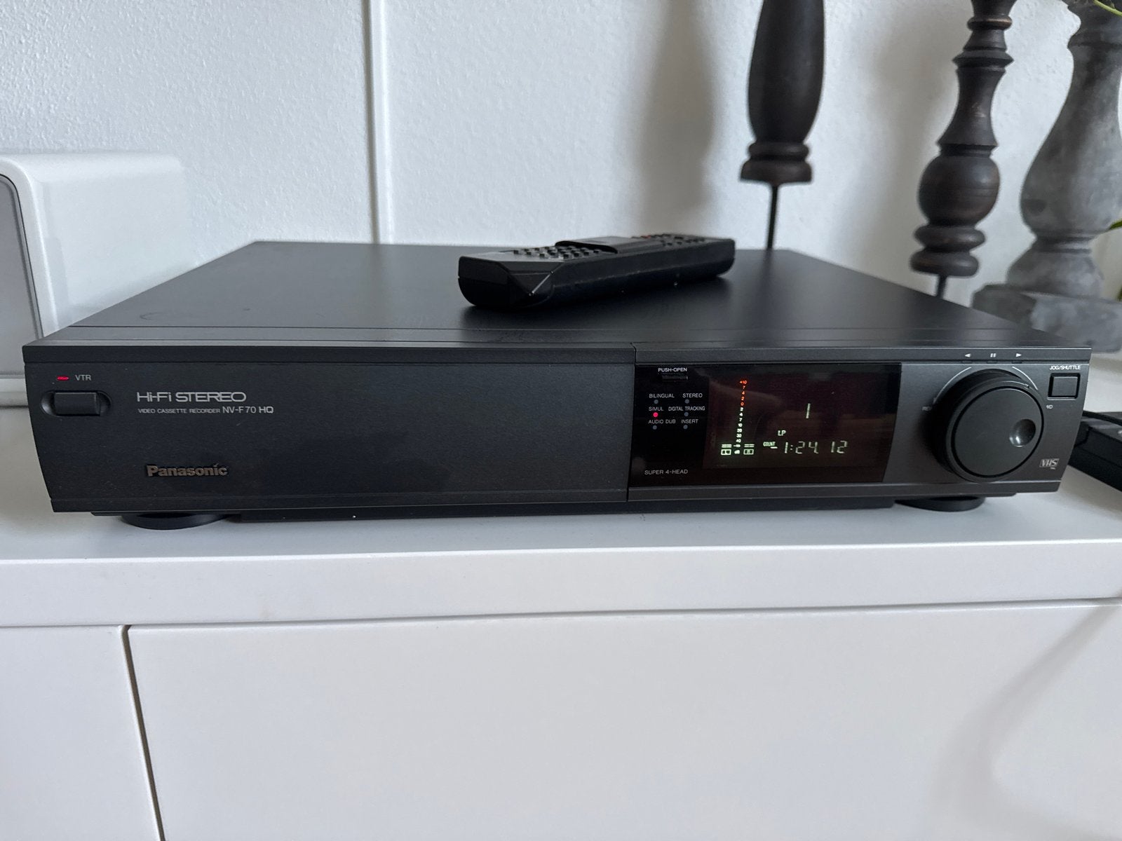 Panasonic NV-F70EV VHS videorecorder met afstandsbediening, Ophalen, Zo goed als nieuw, VHS-speler of -recorder