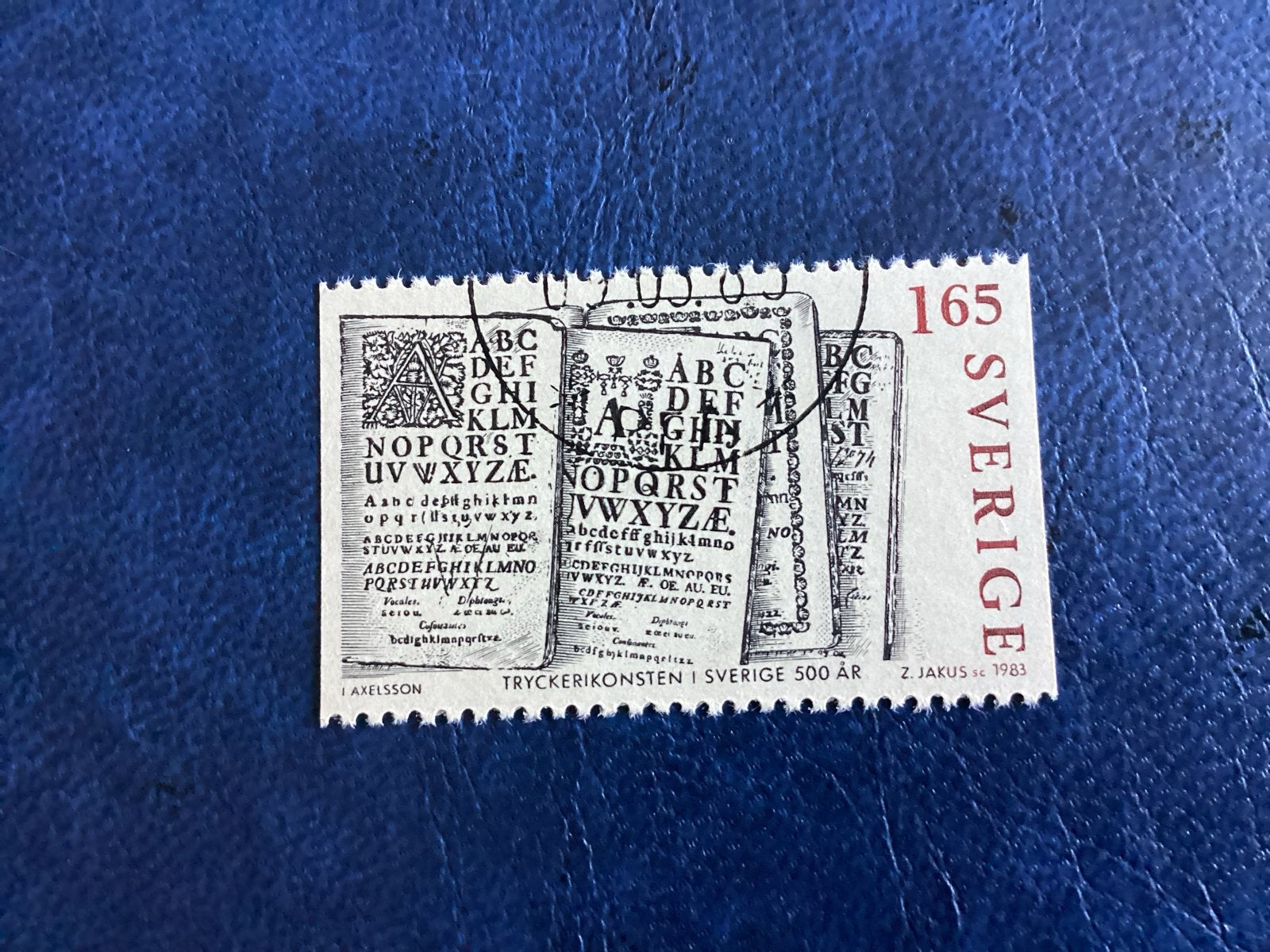 Zweden  1983 - Mi.1228- Tryckerikonsten i Sverige 500 år, Ophalen of Verzenden, Zweden, Gestempeld