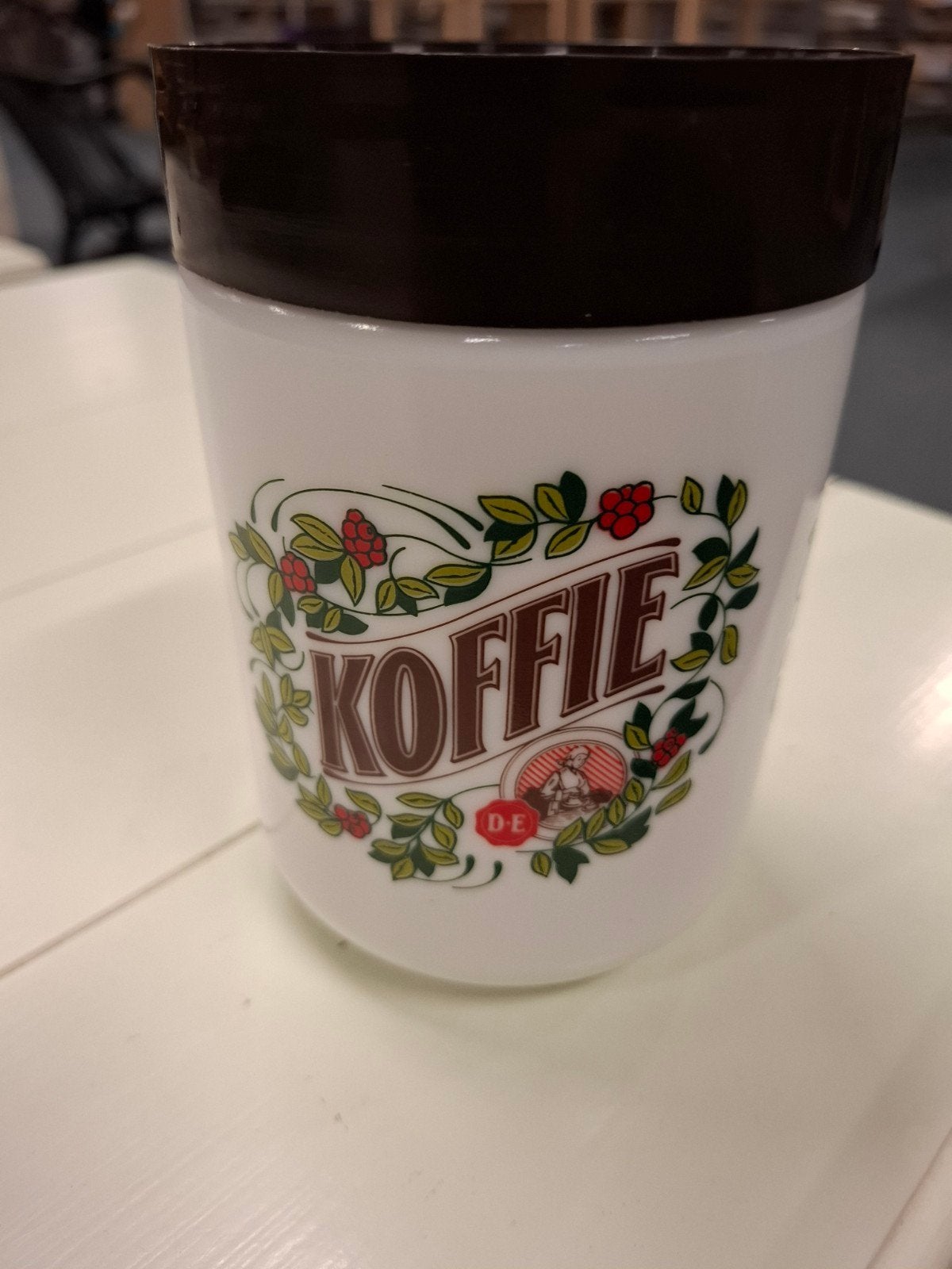 Vintage Douwe Egberts Koffie Voorraadpot, Ophalen of Verzenden