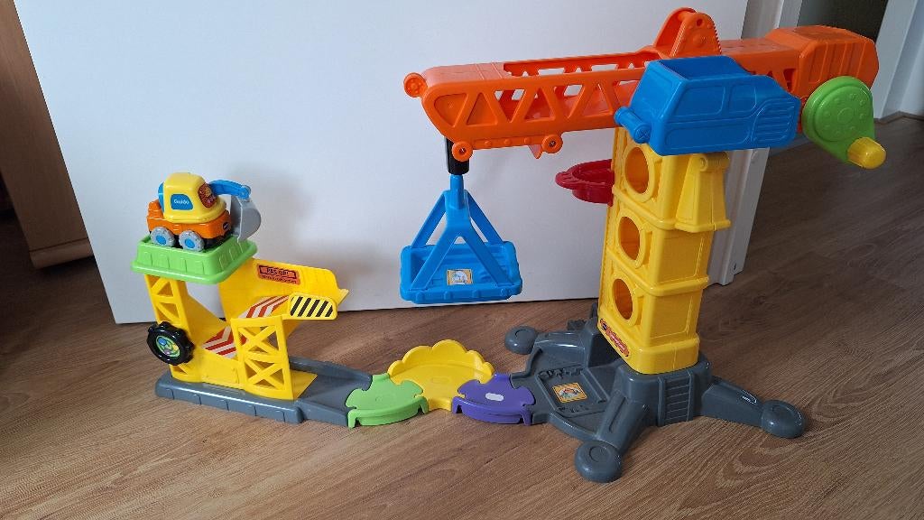VTech Toet Toet Auto's Bouwplaats - incl. auto, Kinderen en Baby's, Speelgoed | Vtech, Ophalen of Verzenden, Gebruikt, 2 tot 4 jaar