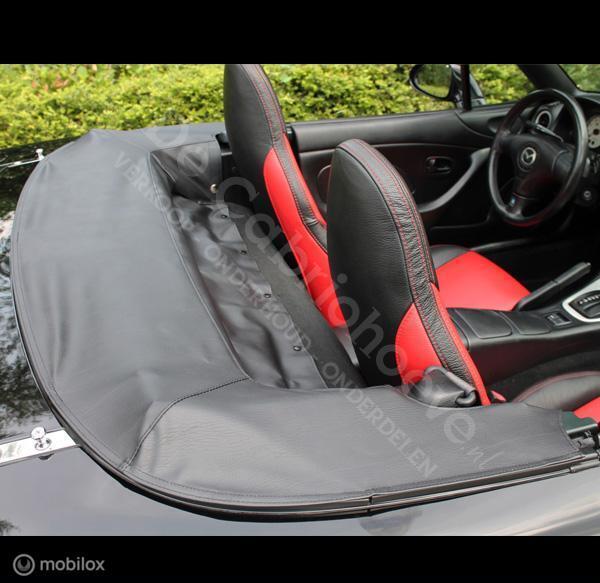 MX5 Tonneau cover zwart, Auto-onderdelen, Interieur en Bekleding, De Cabriohoeve VOF, Nieuw, Info@cabriohoeve.nl, Julianalaan 9, 9462PG Gasselte, Nederland