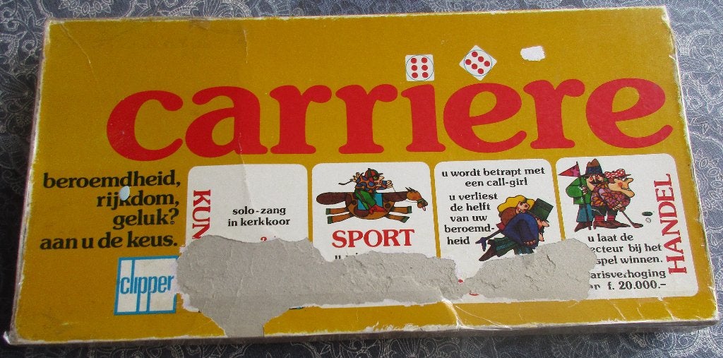 bordspel Carrière ( doos is ouder, spel heel netjes ), Hobby en Vrije tijd, Gezelschapsspellen | Bordspellen, Ophalen of Verzenden