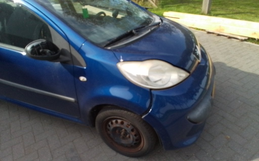 MOTORKAP PEUGEOT 107       DONKER BLAUW, Auto-onderdelen, Niet ingevuld, Gebruikt, Voor, Niet ingevuld