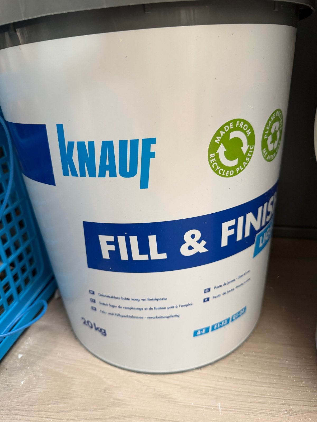 Knauf Fill & Finish Light 20kg - Ongeopend (3 stuks), 20 liter of meer, Ophalen of Verzenden, Nieuw, Verf