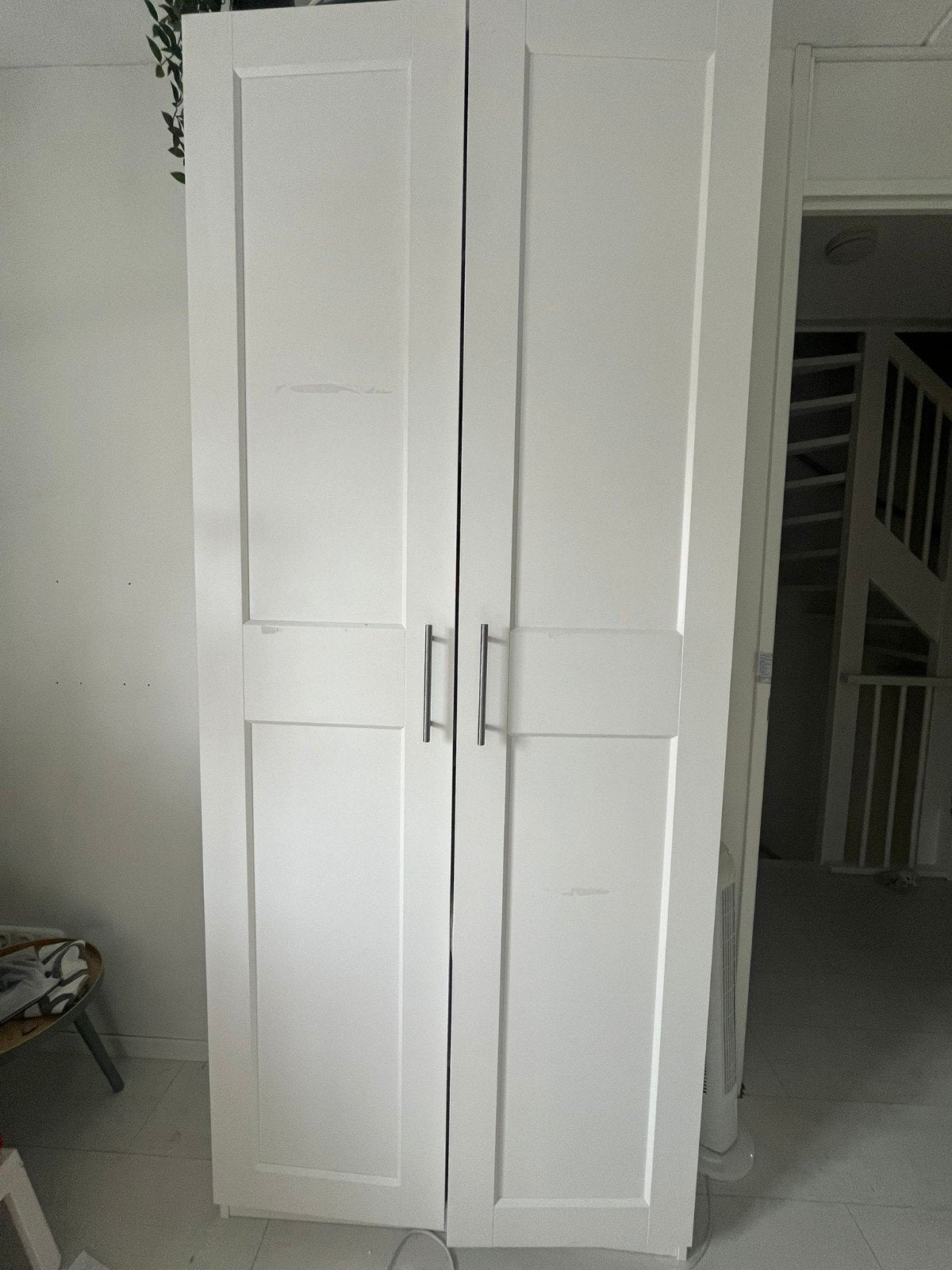 Witte IKEA Pax kast met planken, Ophalen, 200 cm of meer, 50 tot 100 cm, Modern