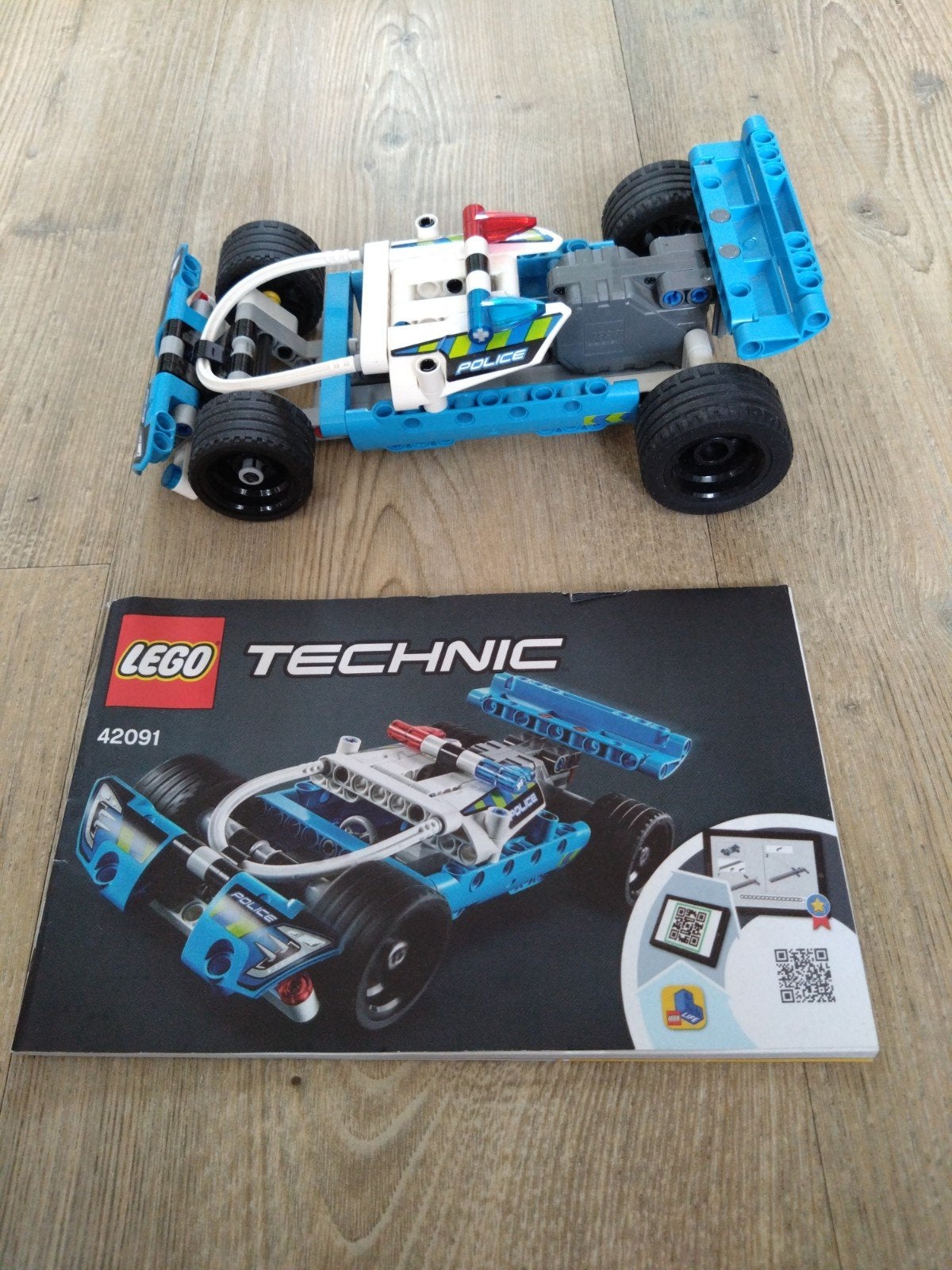 Lego Technic Politie Achtervolgingsauto 42091, Kinderen en Baby's, Speelgoed | Duplo en Lego, Lego, Compleet, Ophalen of Verzenden