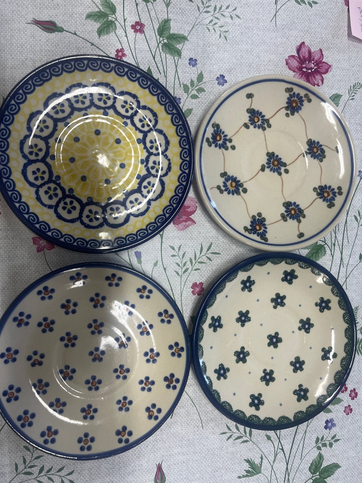 Bunzlau schotels - 15cm diameter - Set van 4, Overige merken, Keramiek, Landelijk/Boerenbont, Ophalen of Verzenden