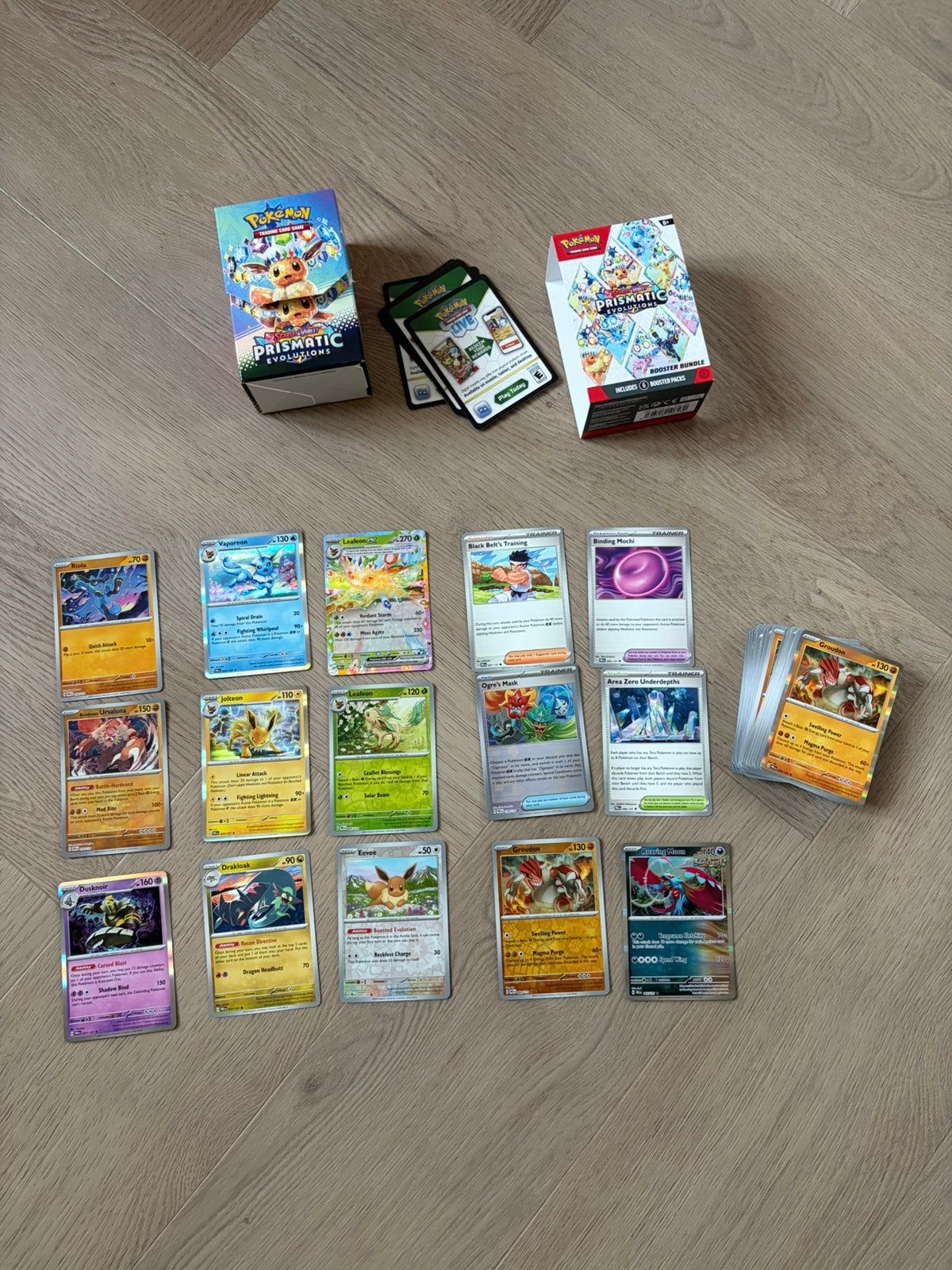 Pokemon prismatic evolutions booster bundle, Hobby en Vrije tijd, Verzamelkaartspellen | Pokémon, Ophalen of Verzenden, Zo goed als nieuw