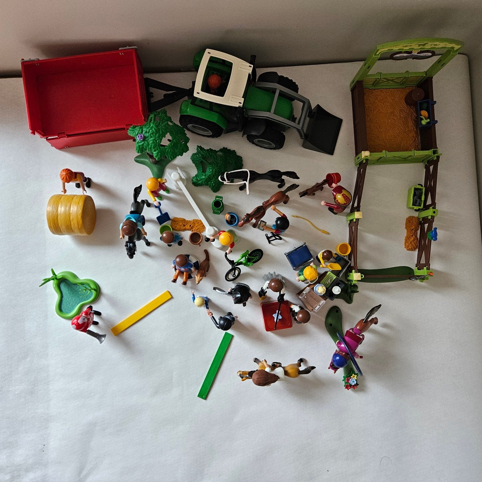 PLAYMOBIL Spirit paarden set – tractor, paarden etc., Kinderen en Baby's, Speelgoed | Playmobil, Gebruikt, Losse onderdelen, Overige typen