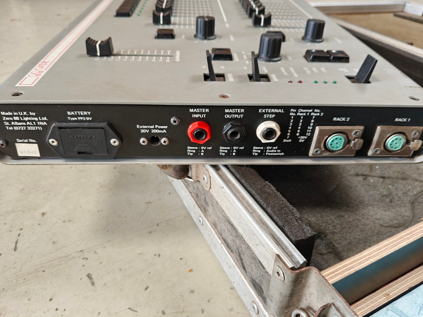 Zero 88 Lightmaster 1200 Lichttafel in Flightcase, Ophalen of Verzenden, Gebruikt, Licht