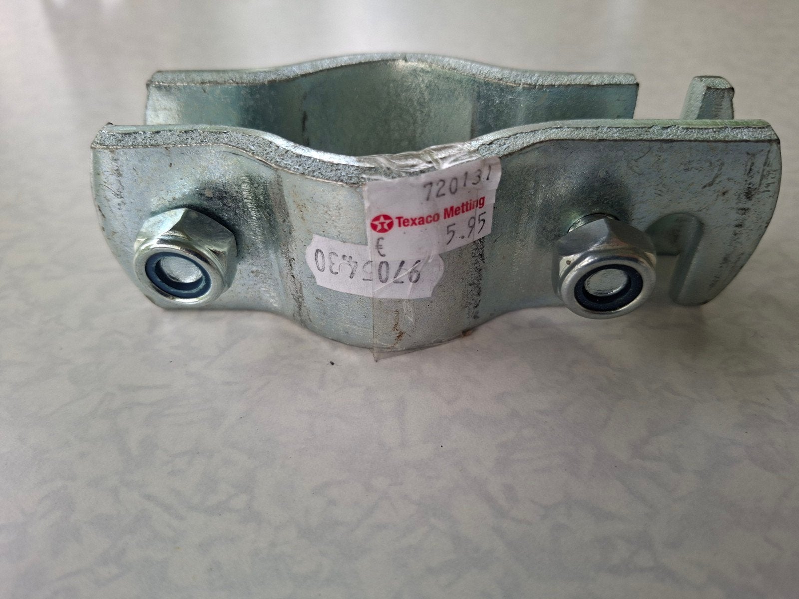 Nieuwe verzinkte klem met bouten en moeren, Ophalen, Nieuw, Minder dan 50 mm, Overige typen