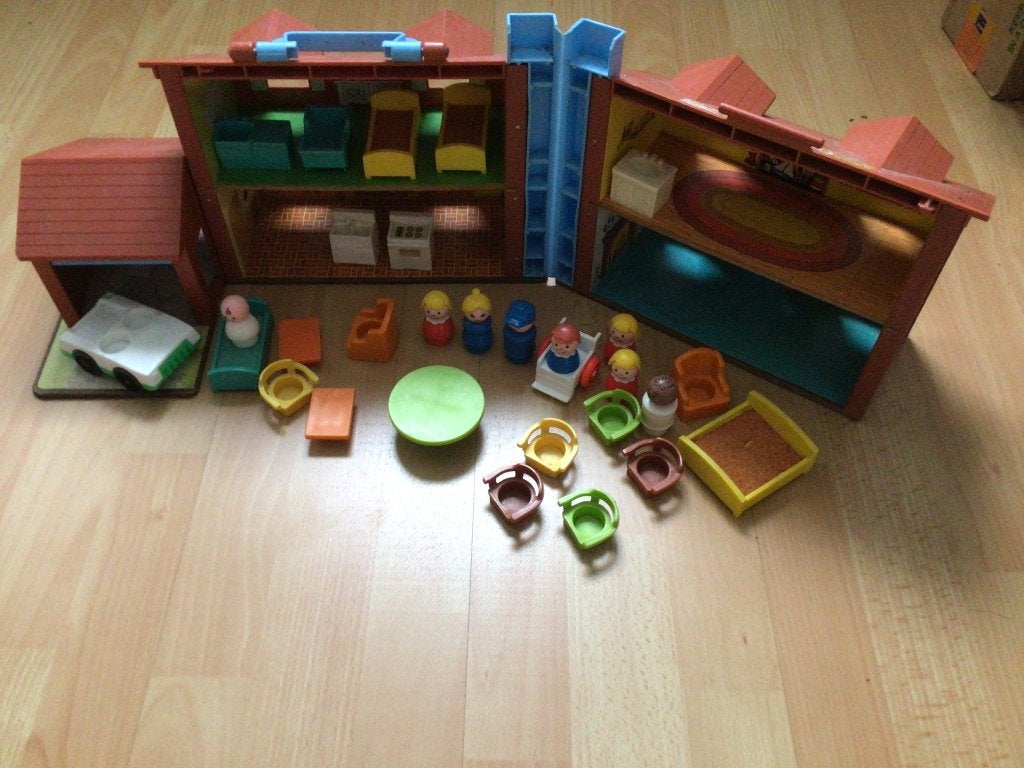 Fisher Price huis, Ophalen of Verzenden, Gebruikt, Speelset
