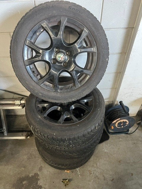 LM VELGEN ALFA MITO WINTERSET, Ophalen, Gebruikt, Velg(en), 16 inch