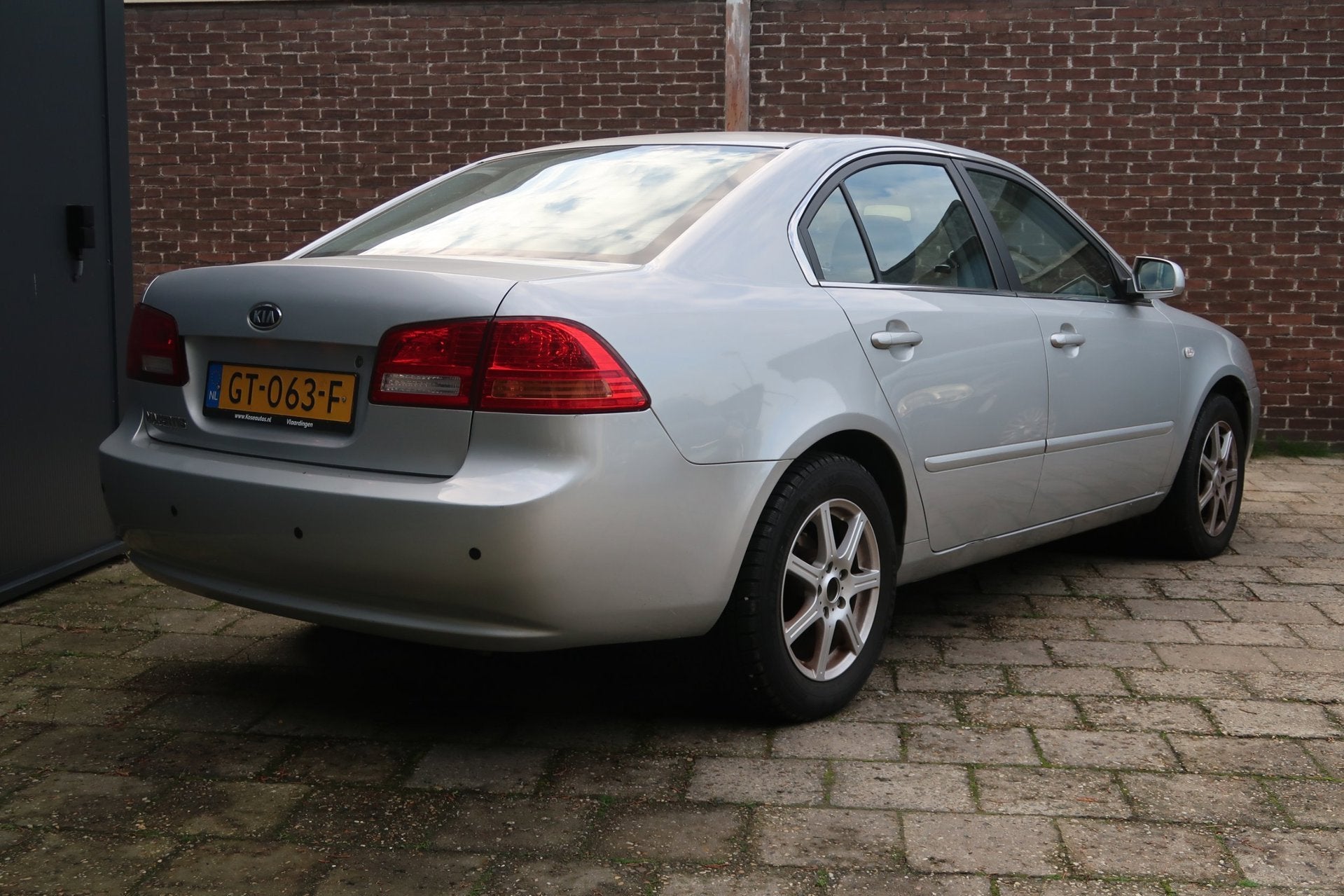 Kia Magentis 2.0 CVVT X-ecutive *Rijklaarprijs *Climcate con, Auto's, 1998 cc, Stof, Gebruikt, Zwart
