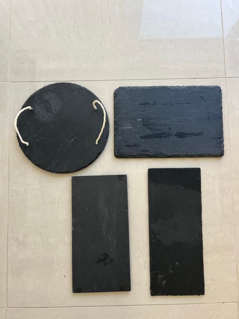 leistenen serveerplaten in verschillende geometrische vormen, Ophalen of Verzenden, Glas, Overige stijlen