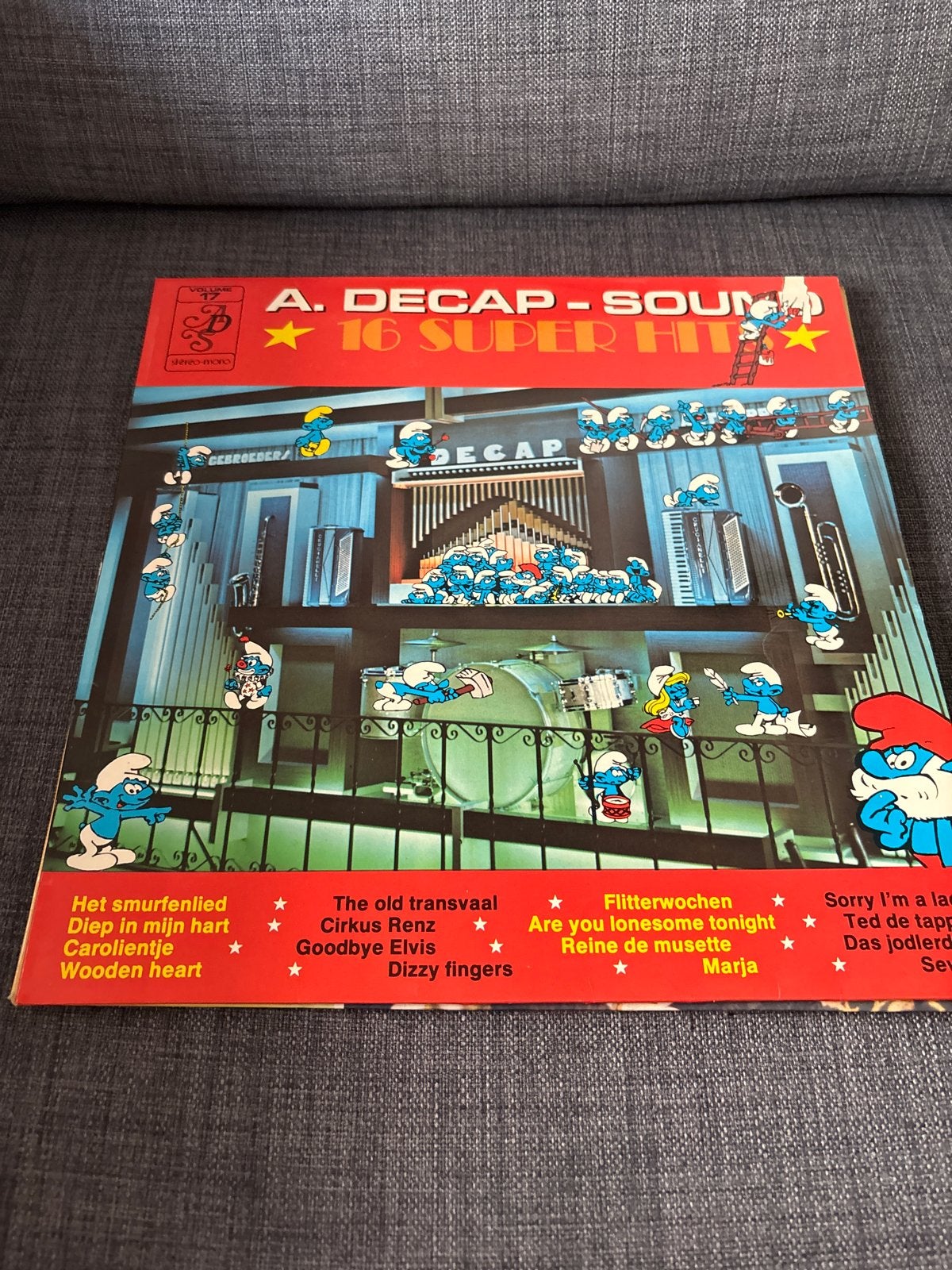 A. Decap - 16 Super Hits LP - Smurfenlied, Ophalen, LP, Gebruikt, Overige genres