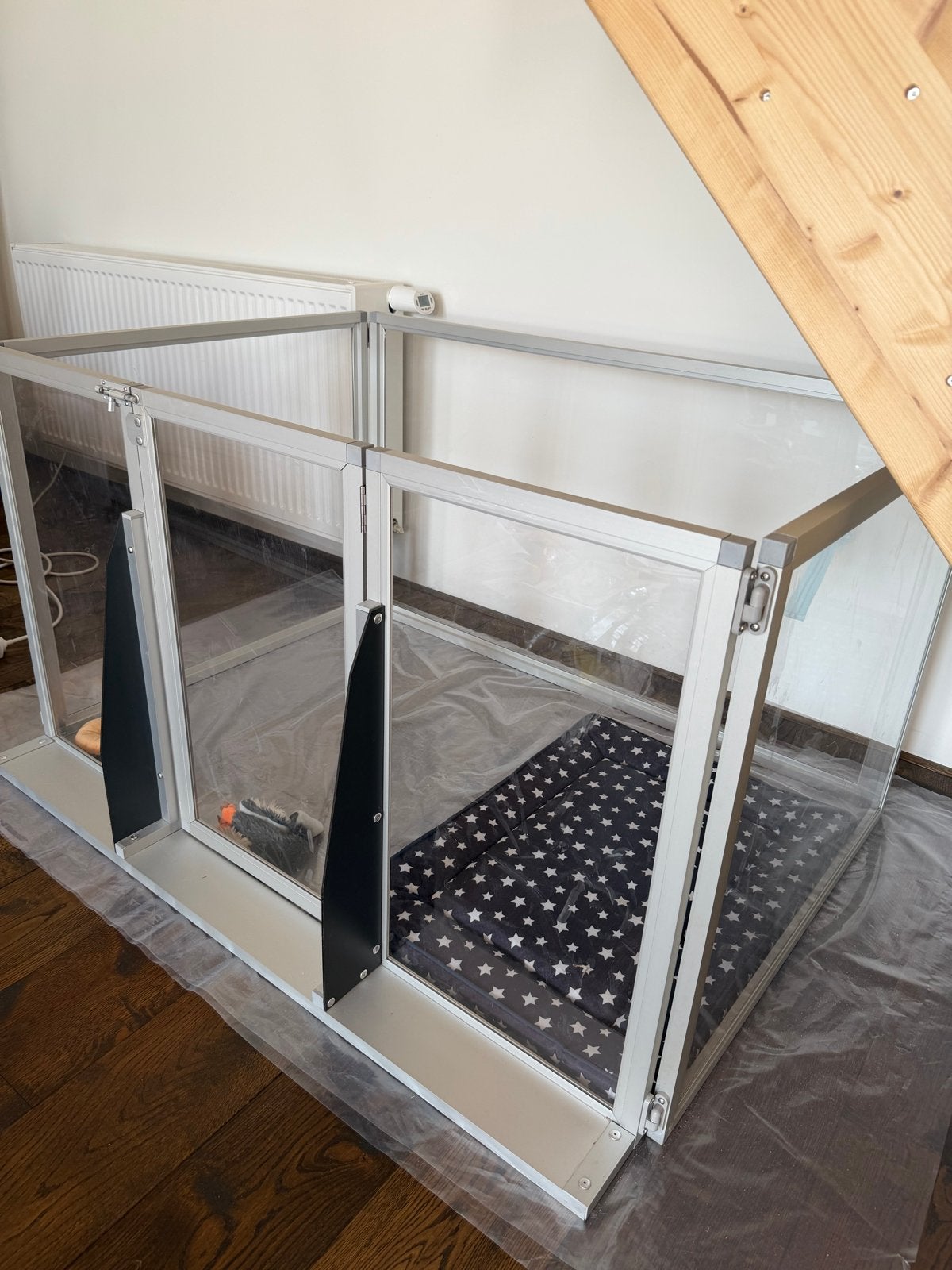 Hondenren / Puppyren 80x160 cm Aluminium, Dieren en Toebehoren, Ophalen, Zo goed als nieuw, 110 cm of meer, Hondenkennel