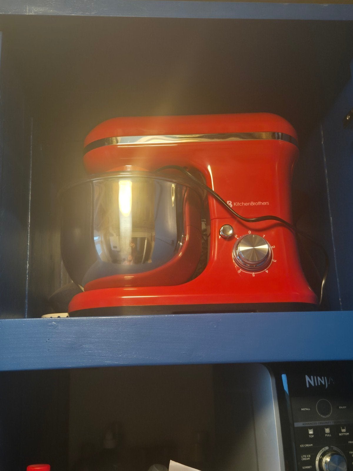 KitchenBrothers Mixer - Zo goed als nieuw, Witgoed en Apparatuur, Keukenmixers, 4 liter of meer, Ophalen of Verzenden, Zo goed als nieuw