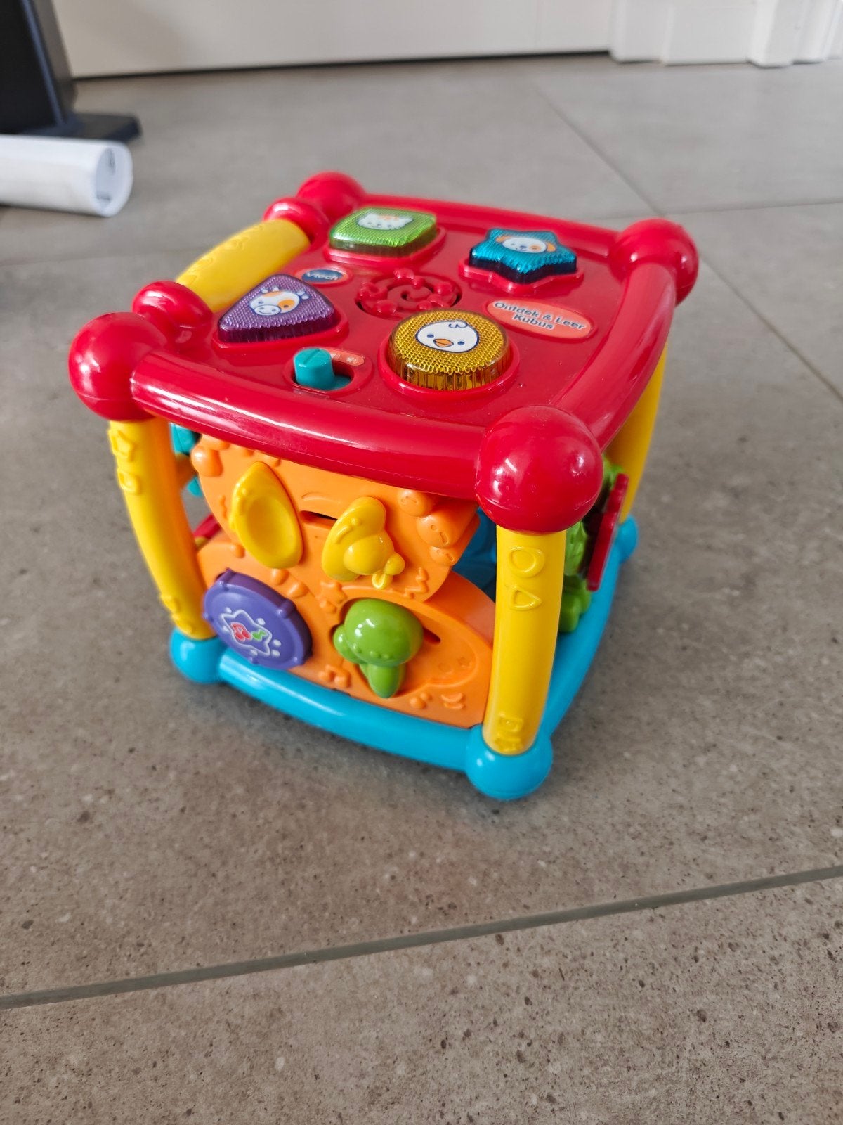 VTech Baby Ontdek & Leer kubus, Ophalen, Zo goed als nieuw, Overige typen