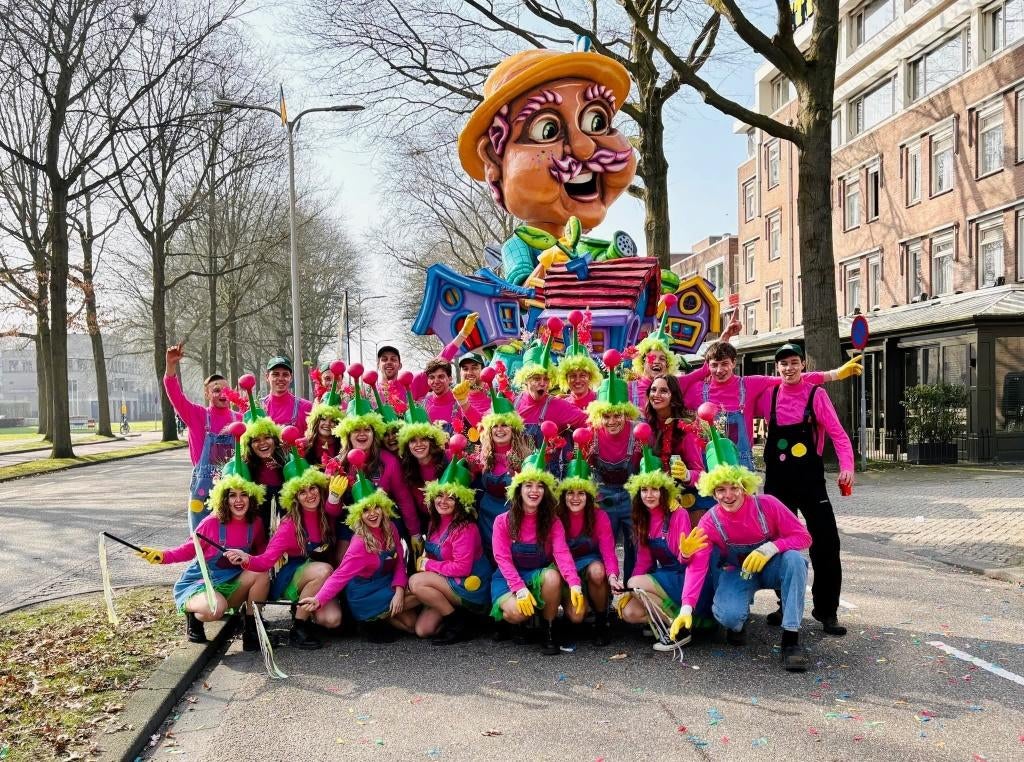Carnavalskleding tuinieren, stekkie, loopgroep, jeugd, Ophalen, Gedragen, Maat 42/44 (L), Carnaval