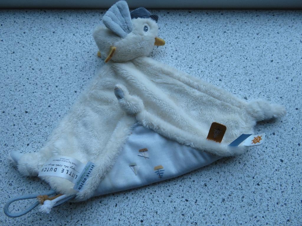 Knuffeldoek Jack de Meeuw Sailors Little Dutch Tiamo, Little Dutch, Overige typen, Ophalen of Verzenden, Zo goed als nieuw