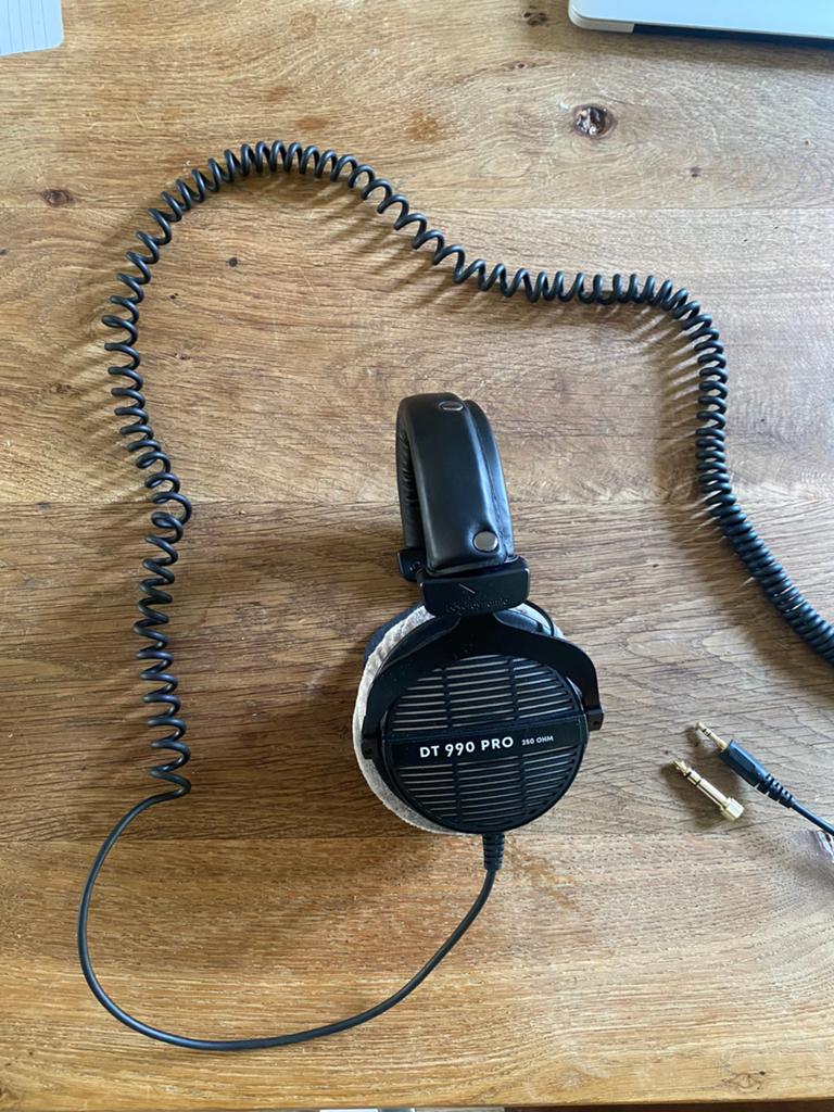 Beyerdynamic DT 990 Pro 250 Ohm, Ophalen of Verzenden, Zo goed als nieuw, Over oor (circumaural), Overige merken