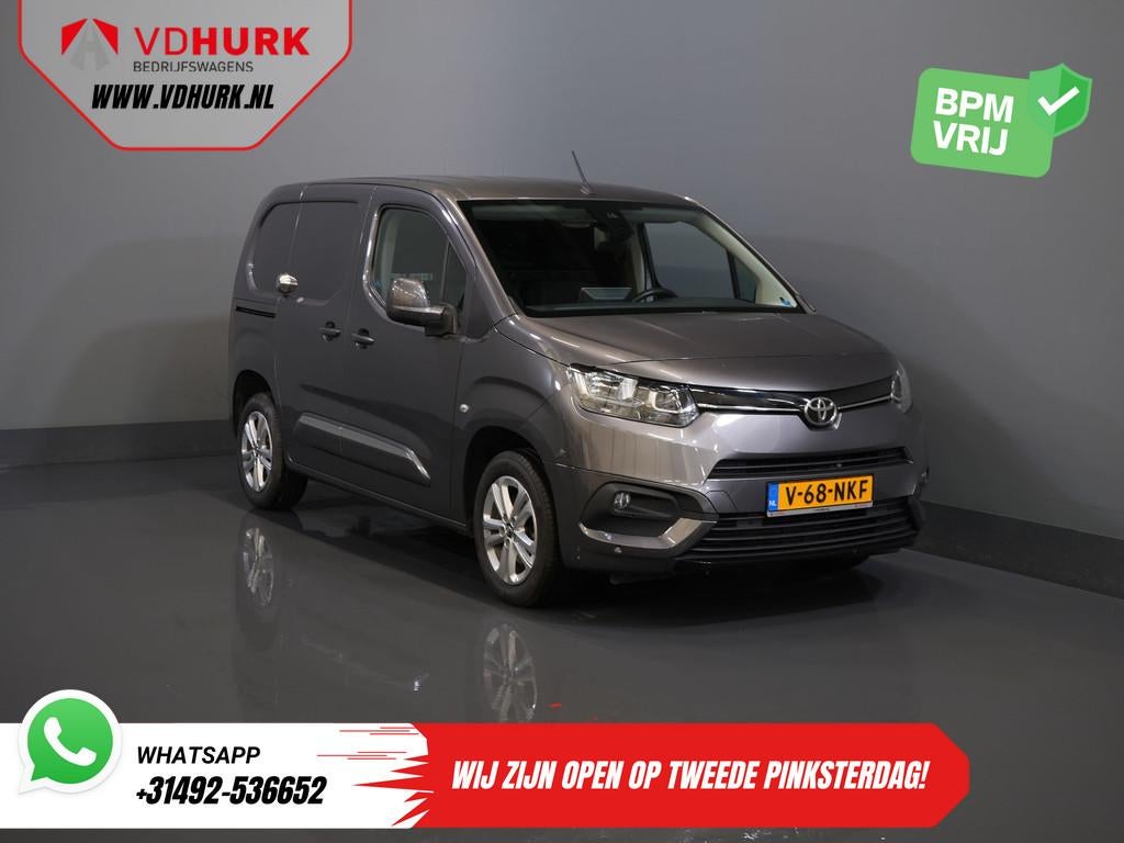 Toyota PROACE CITY 1.2 Turbo 130 pk Aut BENZINE 3Pers/ Stoel, Stof, Gebruikt, 1295 kg, 1199 cc