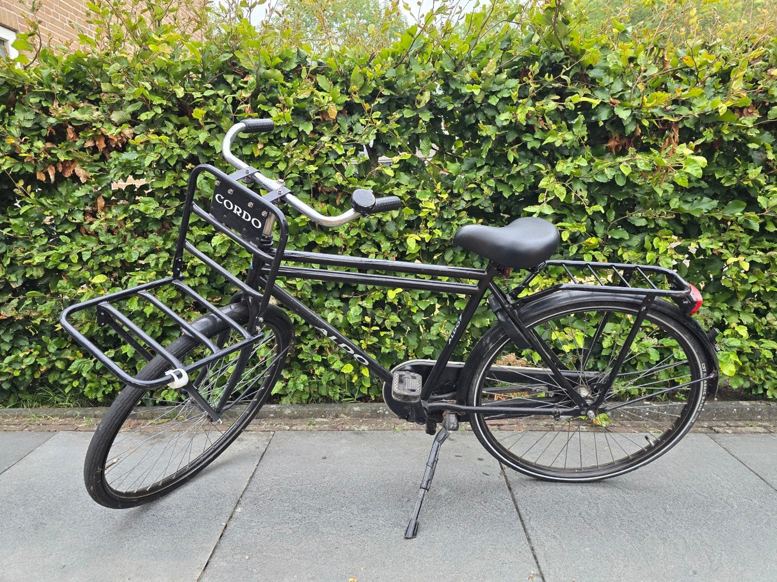 Aldo fiets - zwart - compleet opgeknapt. Klaar voor school!, Terugtraprem, Gebruikt, 65 cm of meer, Ophalen