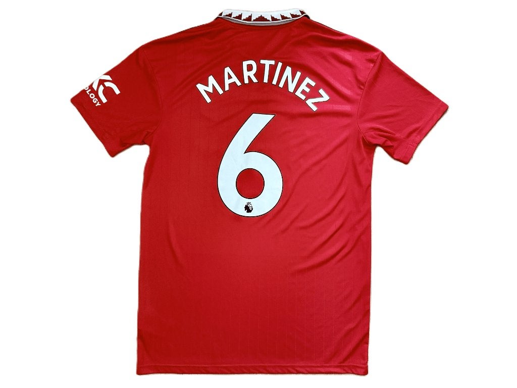 Manchester United thuisshirt 2022/23 – L. Martínez #6 – M, Maat M, Ophalen of Verzenden, Zo goed als nieuw, Shirt