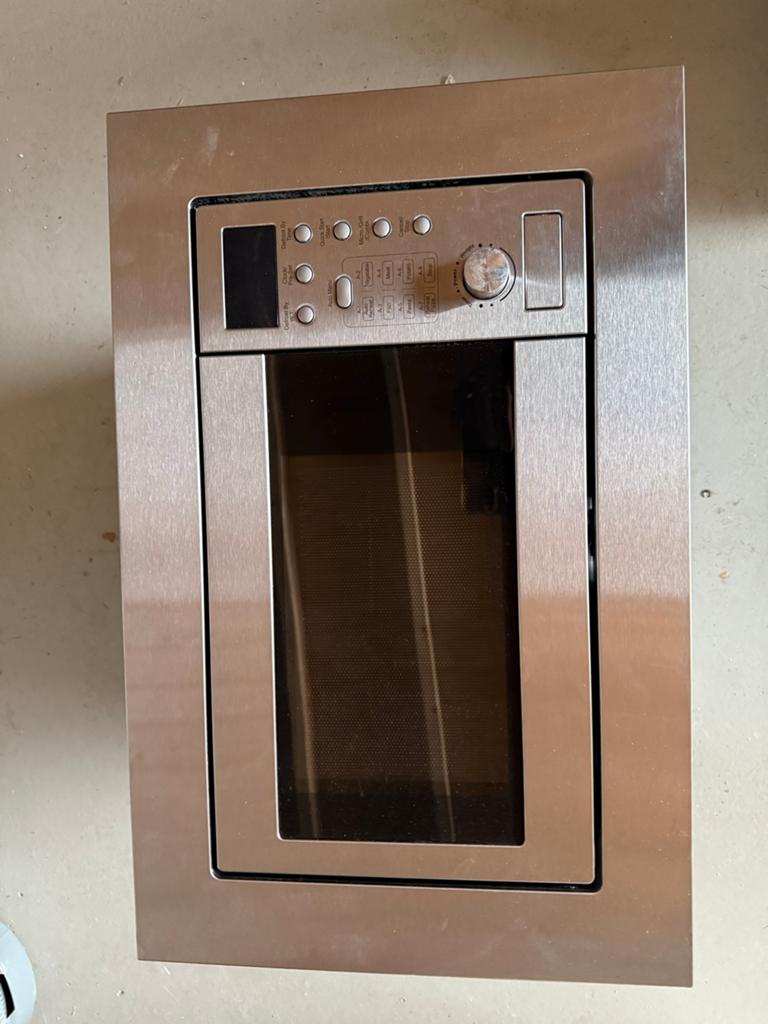 Bomann MWG 2215 EB Inbouw Combimagnetron RVS, Combimagnetron, Gebruikt, 60 cm of meer, Grill