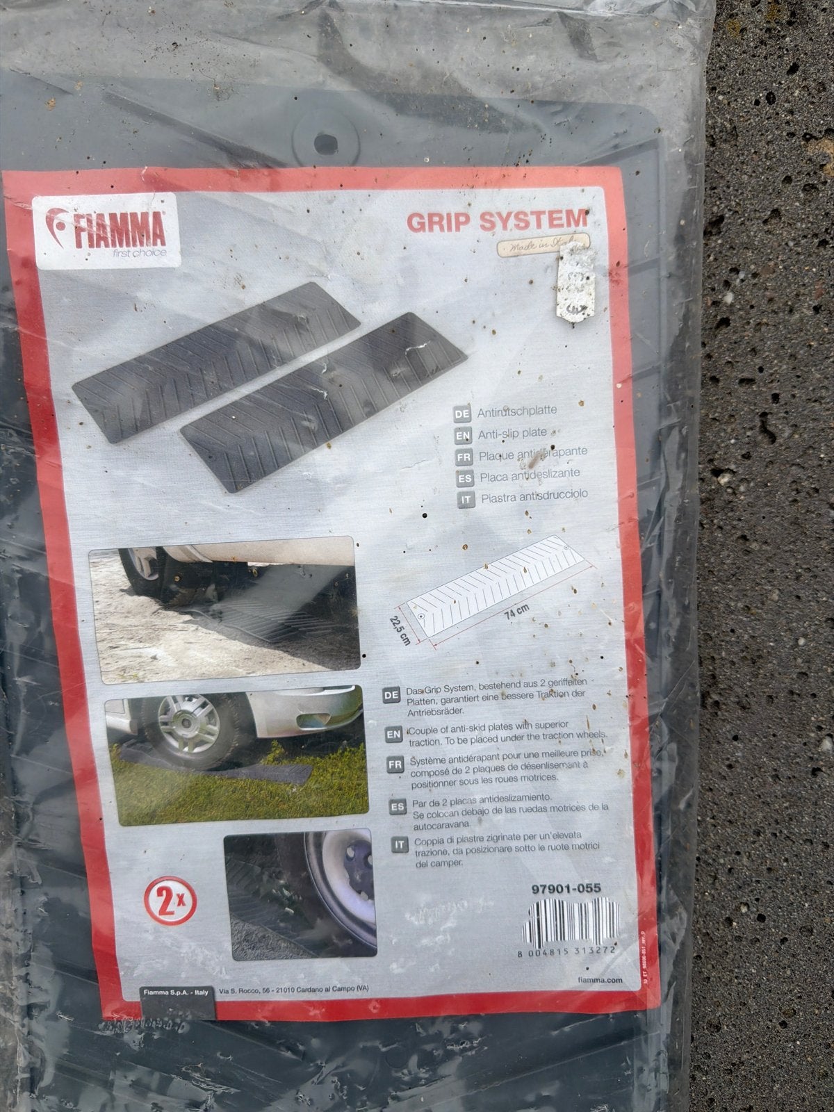 Fiamma Grip System Antislip Platen voor Camper/Caravan (2x), Caravans en Kamperen, Ophalen of Verzenden, Nieuw