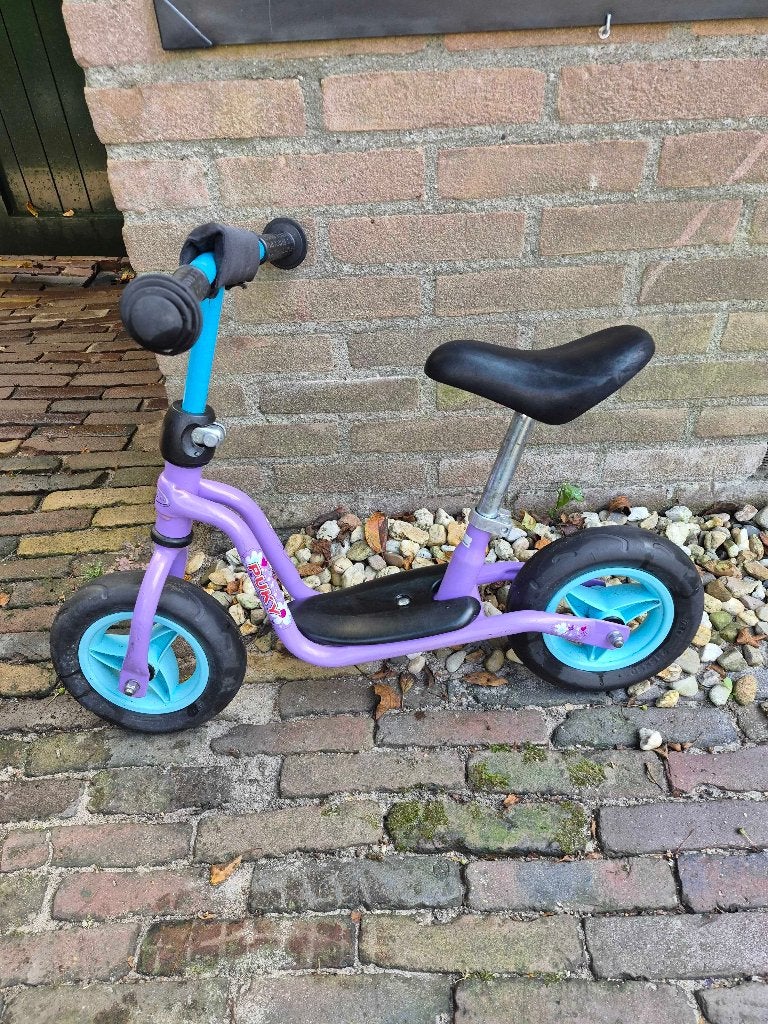 PUKY loopfiets – paars/blauw – verstelbaar stuur en zadel, Kinderen en Baby's, Speelgoed | Buiten | Voertuigen en Loopfietsen