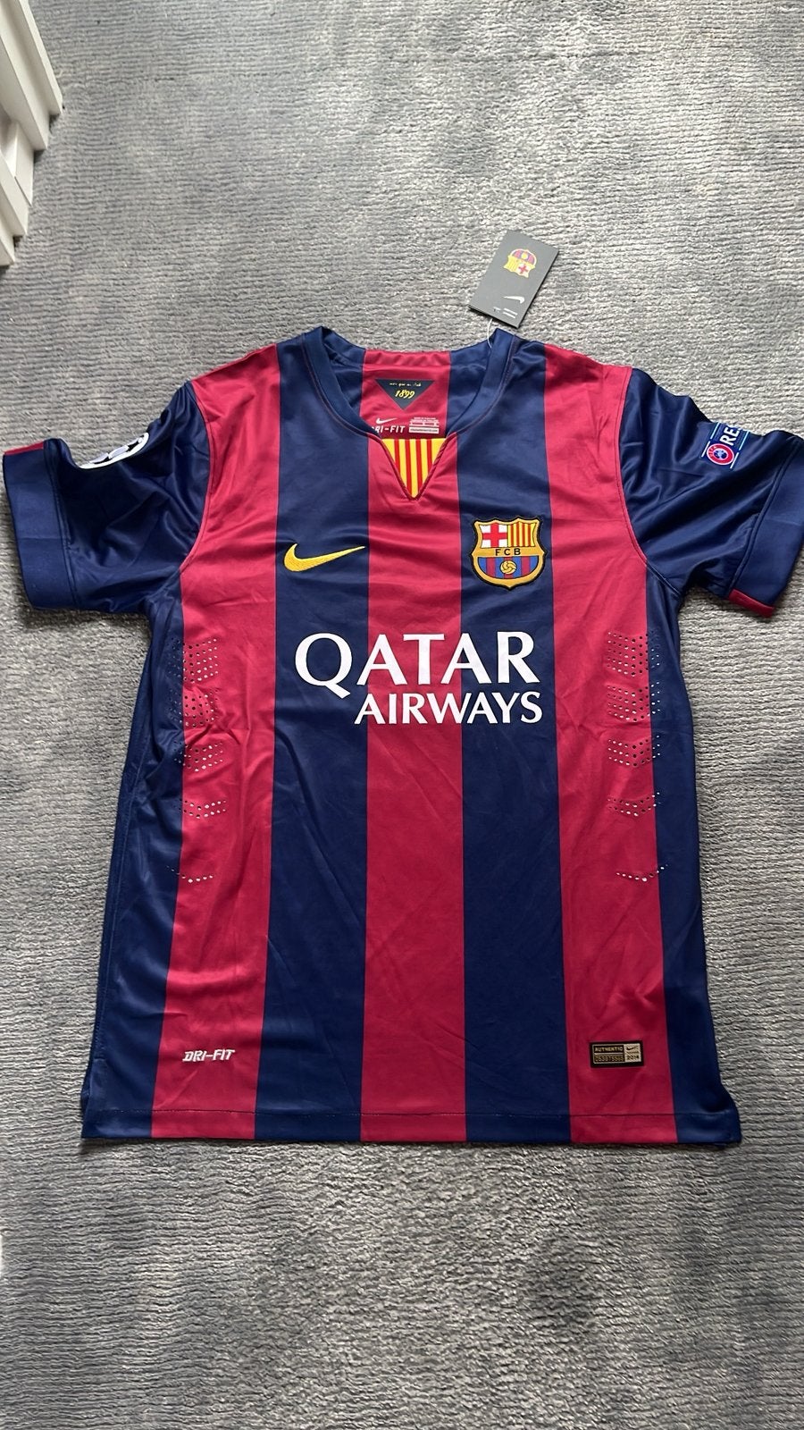 Barcelona shirt suarez maat L, Maat L, Ophalen, Zo goed als nieuw, Shirt