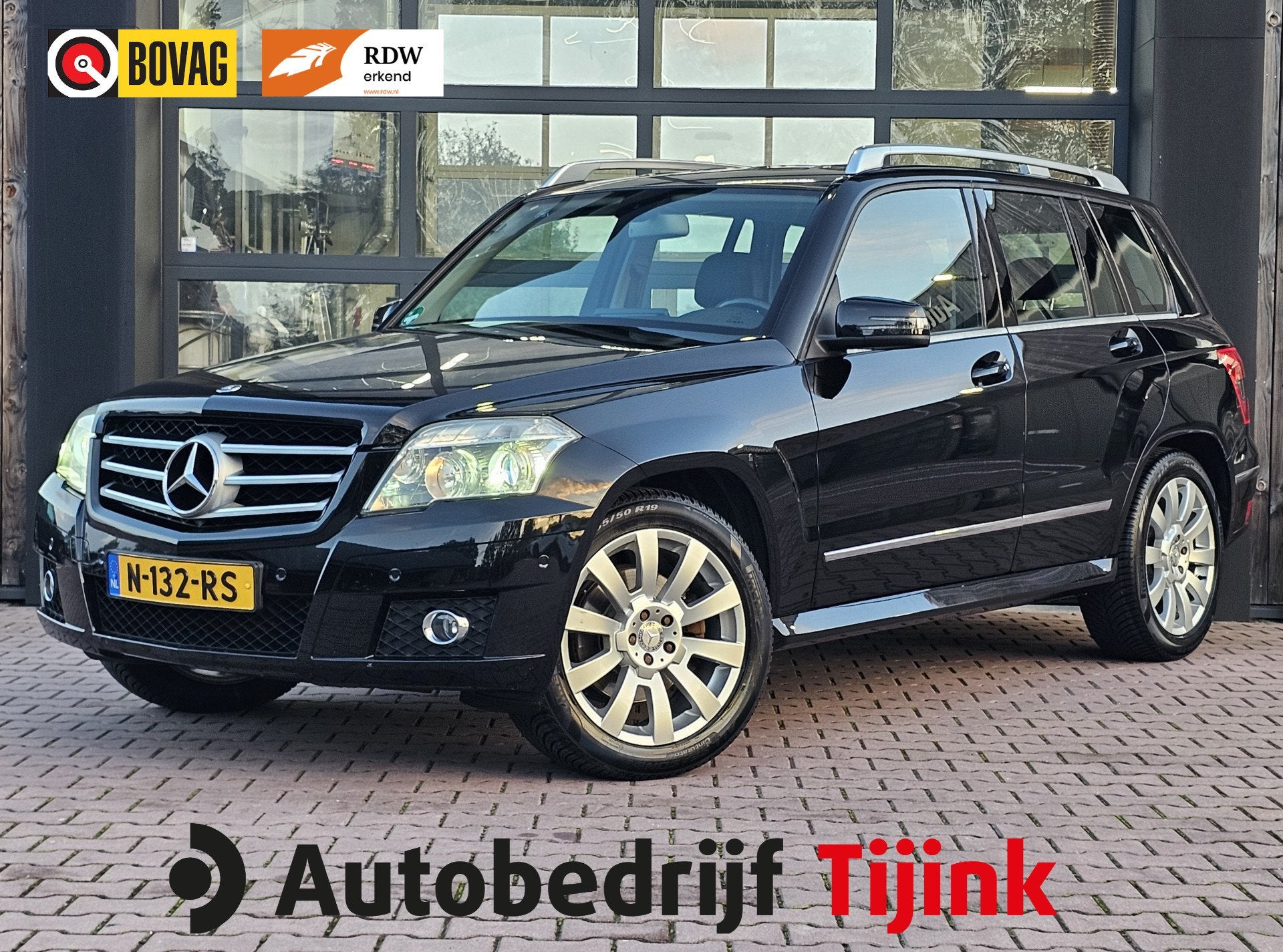Mercedes-Benz GLK-Klasse 300 4-MATIC Automaat | Xenon | Trek, Auto's, Automaat, 232 pk, Gebruikt, Leder en Stof