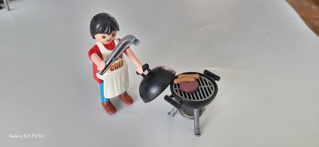 Playmobil BBQ Chef met Barbecue - Set 4649 compleet, Ophalen, Gebruikt, Jongen of Meisje