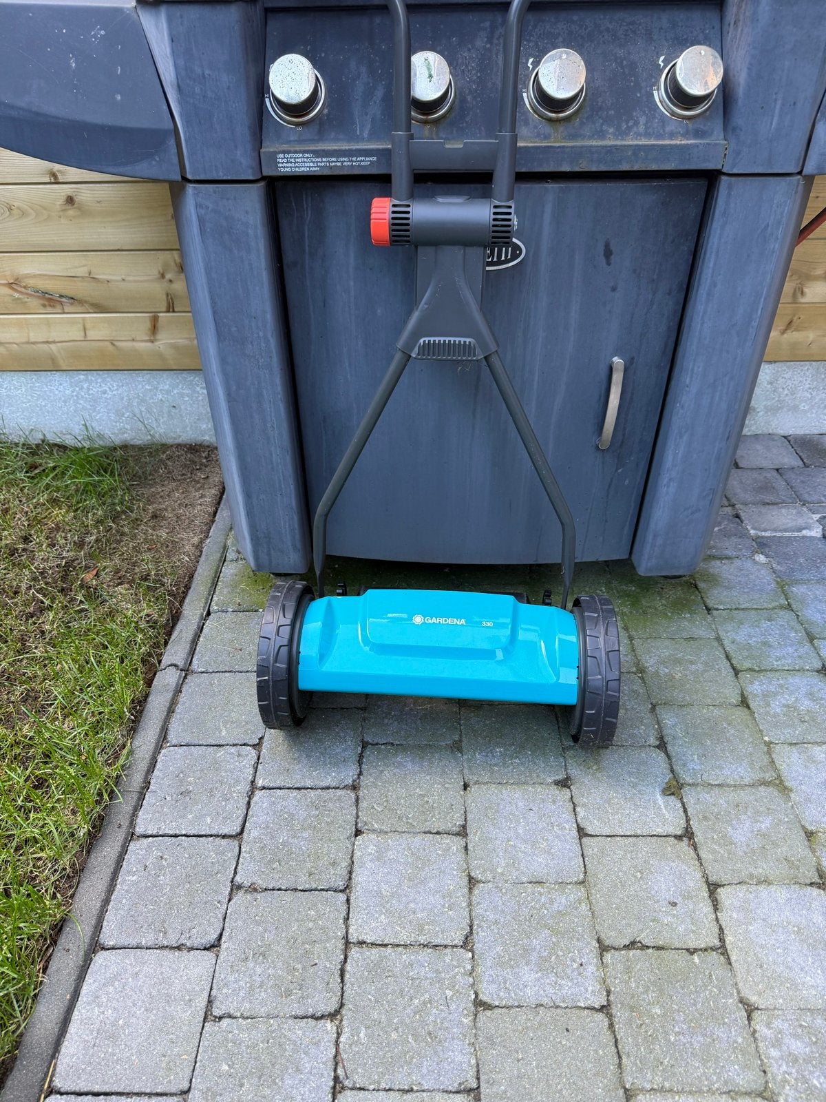 Gardena 330 Handgrasmaaier - Zo goed als nieuw, Ophalen, Handgrasmaaier, Zo goed als nieuw, 30 t/m 39 cm