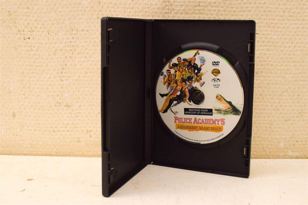1 dvd Police Academy 5 5 Assignment miami beach 48985, Ophalen of Verzenden, Gebruikt