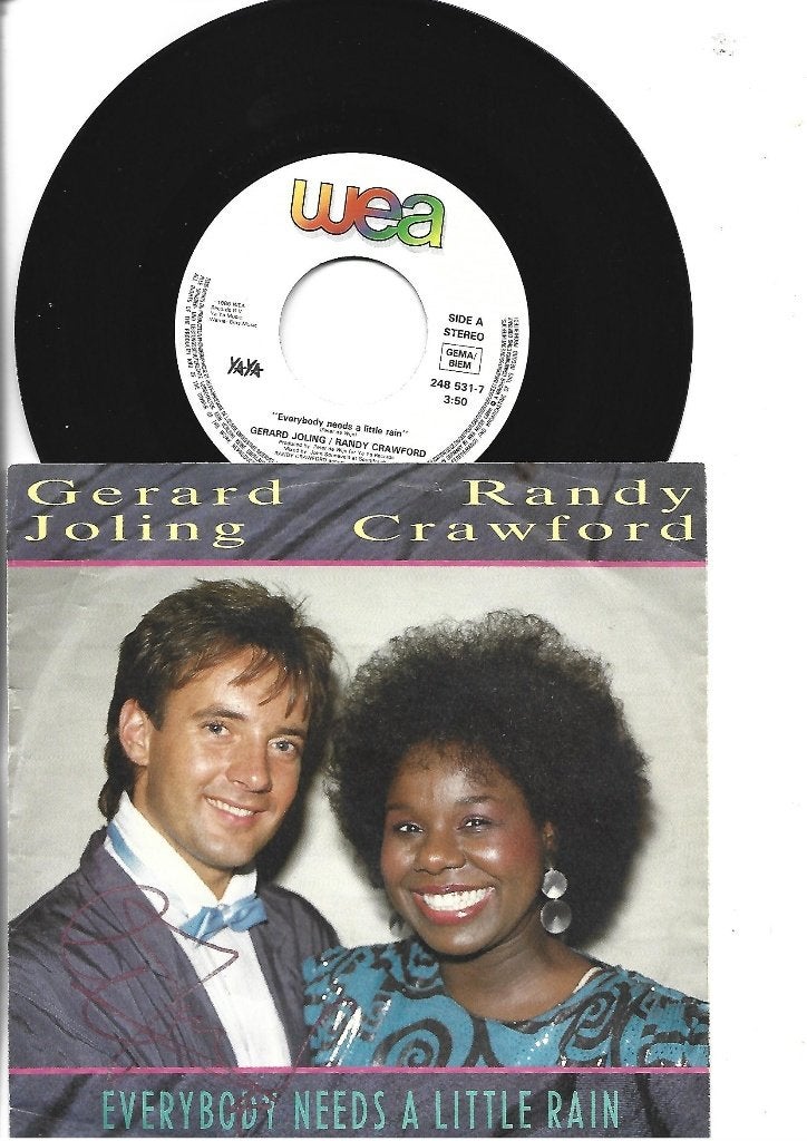GERARD JOLING & RANDY CRAWFORD  SINGLE 7" 1987, 7 inch, Ophalen of Verzenden, Pop, Single