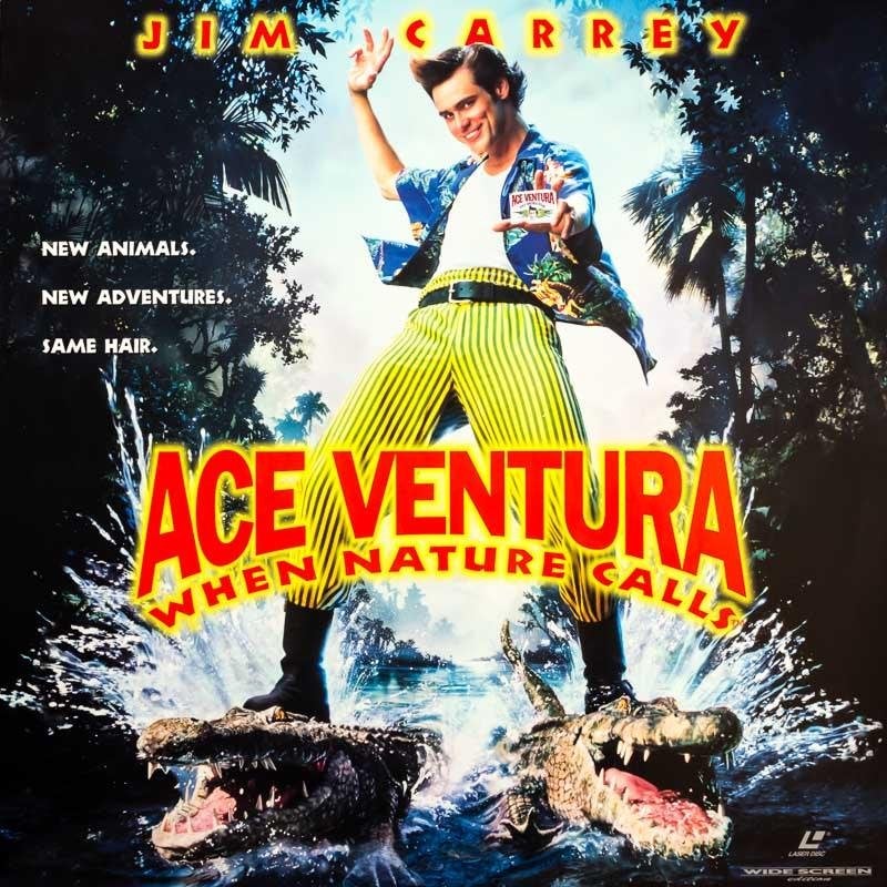Laserdisc Ace Ventura: When Nature Calls (1995), Vanaf 12 jaar, Ophalen of Verzenden, Zo goed als nieuw, Actiekomedie